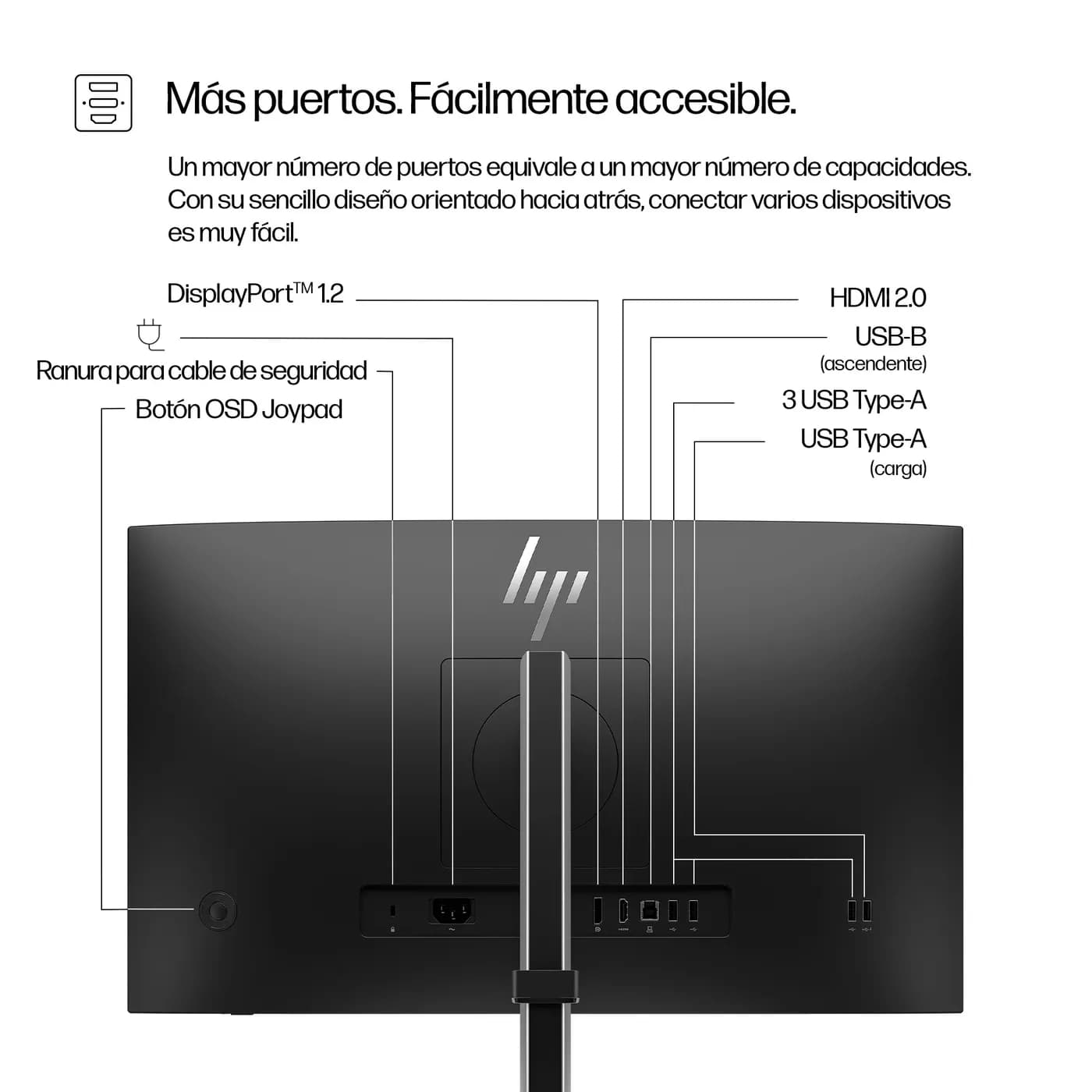 HP Series 5 Monitor Full HD de la serie 5 Pro de 23,8" - 524pf 2