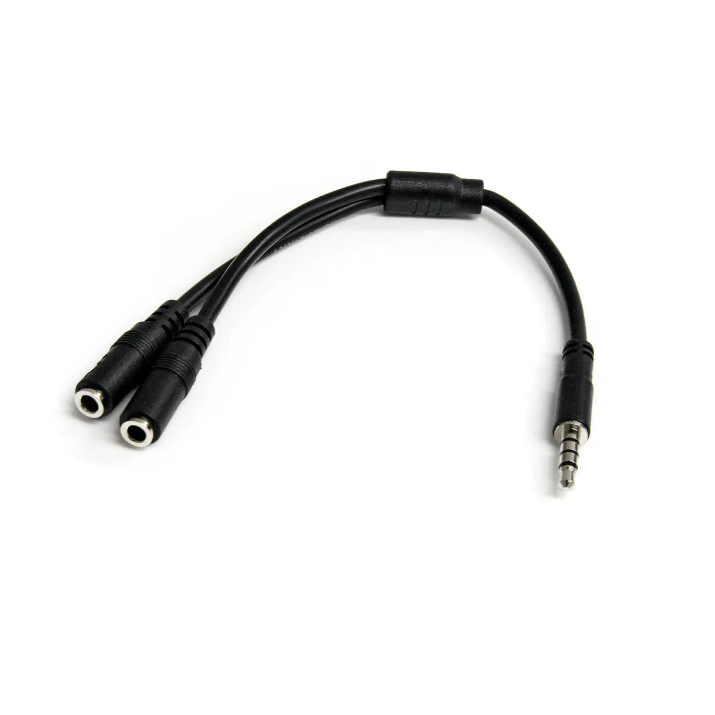 StarTech.com Adaptador de Diadema Mini-Jack 3.5mm 4 pines a Conectores 6