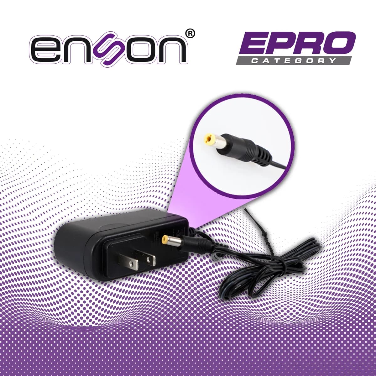FUENTE DE PODER PARA CAMARA ENSON PS-1210 12VDC 1AMP CERTIFICACION UL 4