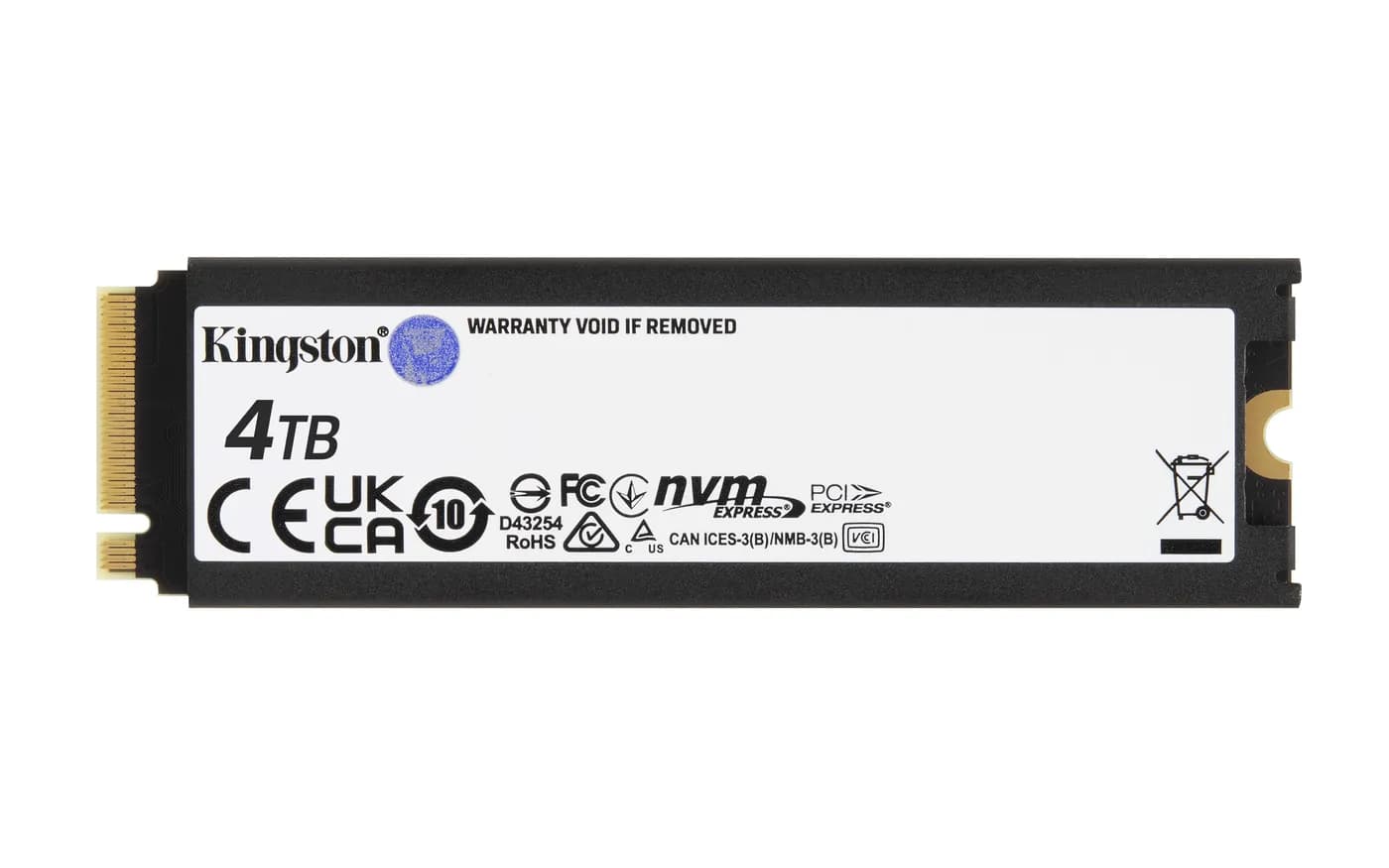 Kingston Technology FURY Renegade 4 TB M.2 PCI Express 4.0 NVMe 3D TLC 2