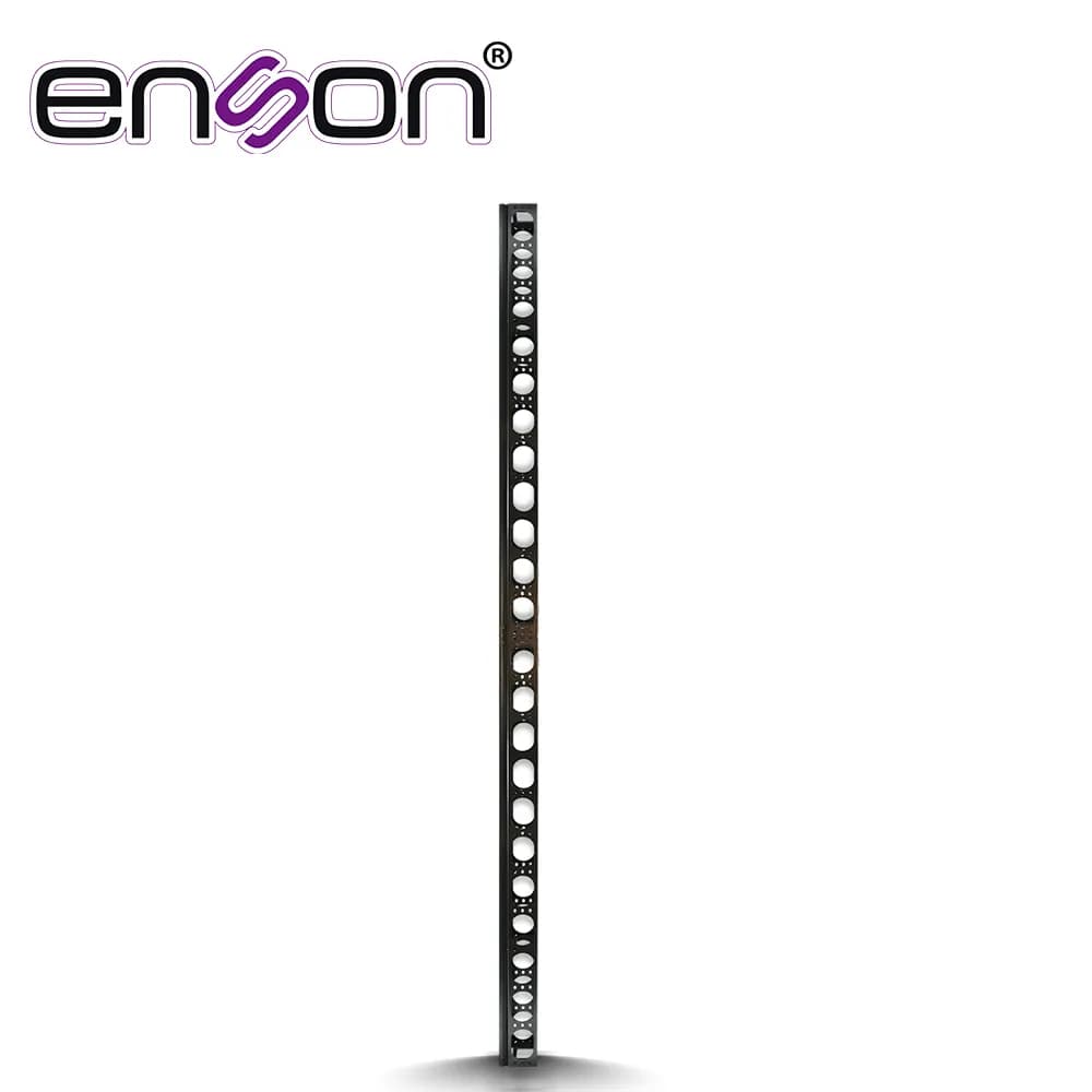 ORGANIZADOR VERTICAL ENSON ENS-VM25U PARA RACK DE 25UR CON VENTANAS DE 2
