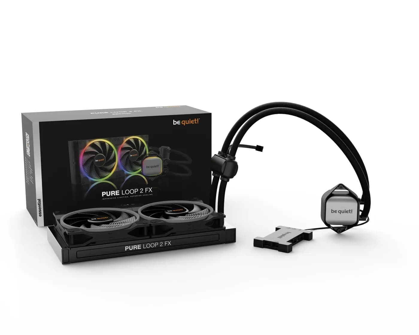 be quiet! Pure Loop 2 FX 280mm Procesador Refrigerador de líquidos tod 4