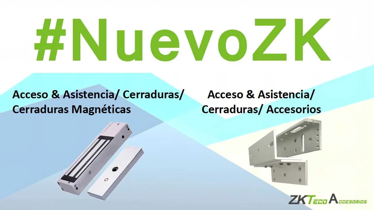 ZKTECO LM120PAK - Paquete de contrachapa magnética de 120 kg, voltaje  6
