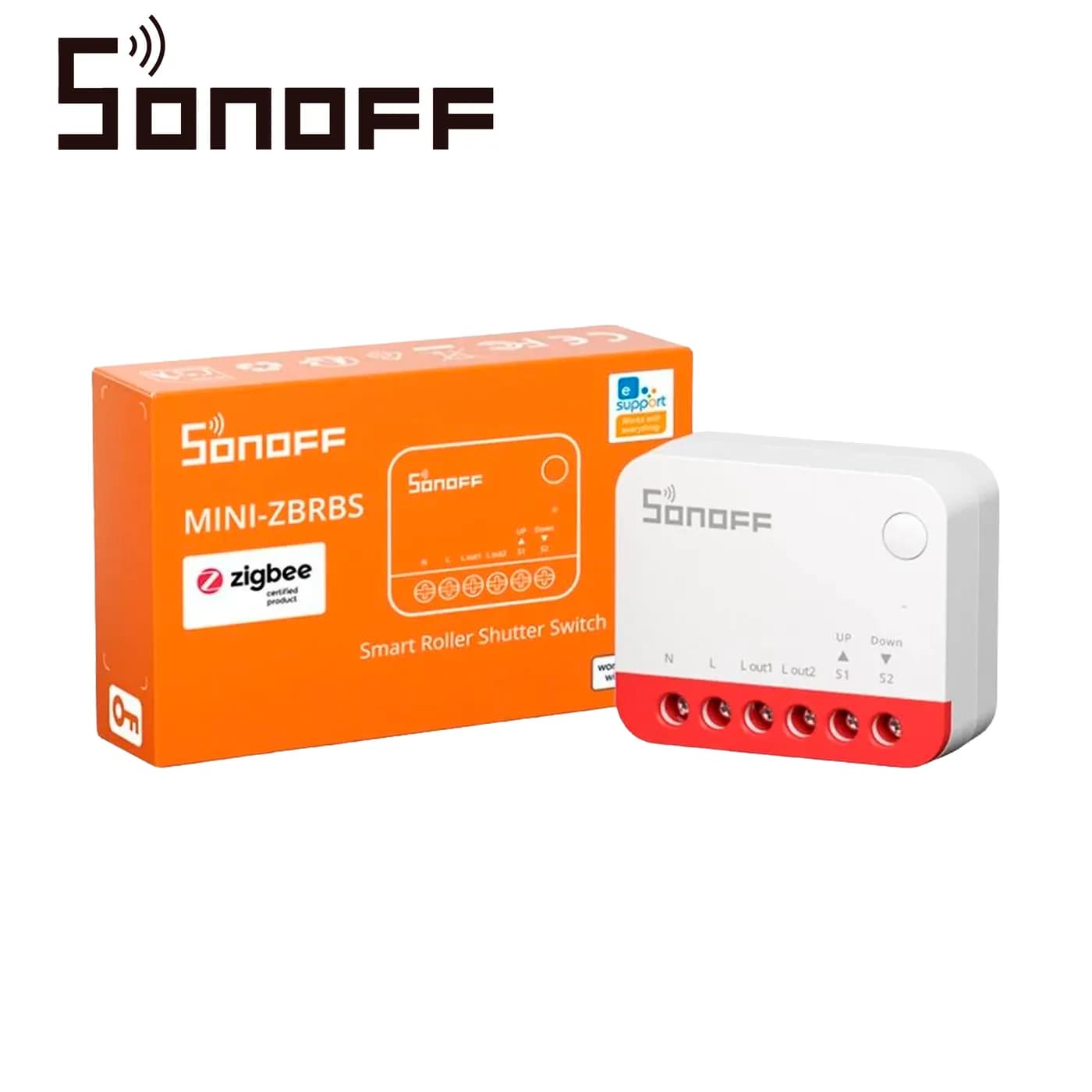 MINI INTERRUPTOR ON/OFF  ZIGBEE PARA PERSIANAS SONOFF MINI-ZBRBS  COMP 3