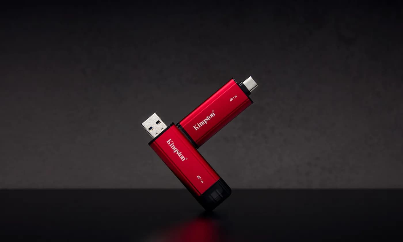 Kingston Technology Dual Portable 2 TB USB Type-A / USB Type-C 3.2 Gen 8