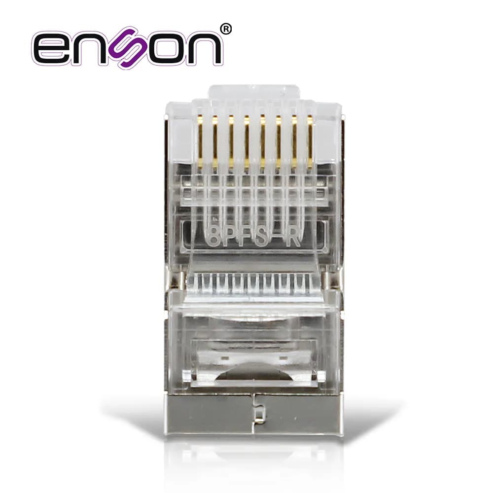 PLUG FACIL PONCHADO BLINDADO ENSON EPRO-SPLUG5E-50 BOTE DE 50 PZS PARA 4