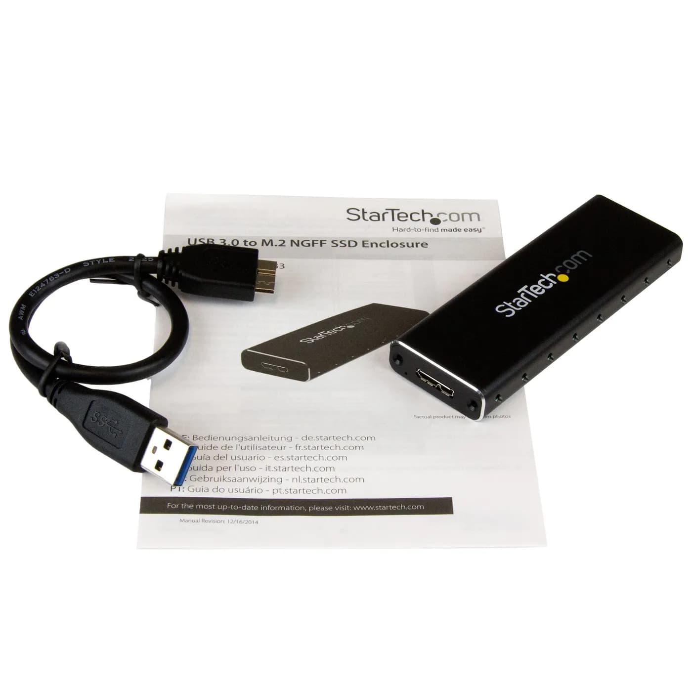 StarTech.com Adaptador SSD M.2 a USB 3.0 UASP con Gabinete Protector - 6
