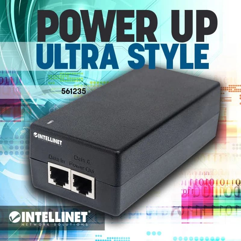Intellinet 561235 adaptador PoE Gigabit Ethernet 48 V 2
