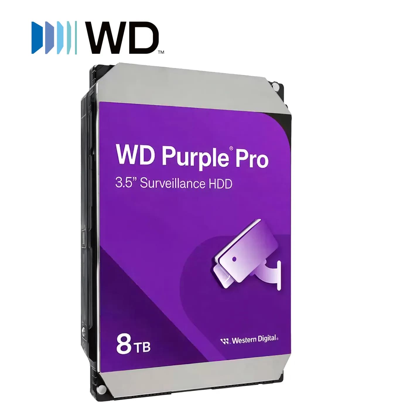 DISCO DURO DD 8TB SATA WD PURPLE PRO WD8002PURP 24/7 OPTIMIZADO PARA V 4