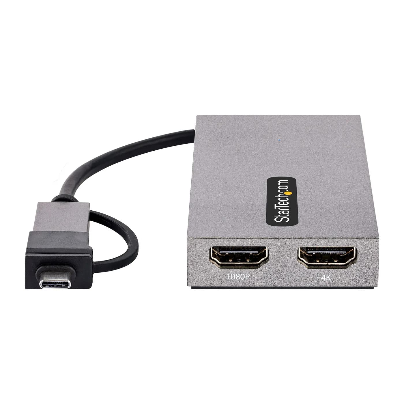 StarTech.com Adaptador de USB a HDMI Doble, USB A/C a 2 Pantallas HDMI 3