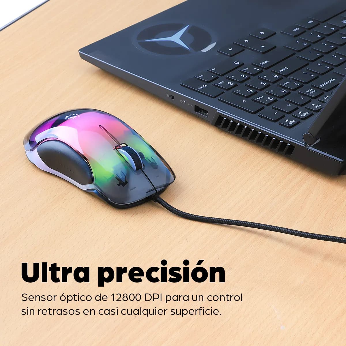 Manhattan 190381 ratón Universal Ambidiestro USB tipo A Óptico 12800 D 11