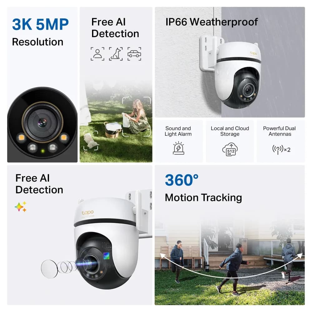 TP-Link TAPO C530WS cámara de vigilancia Torreta Cámara de seguridad I 5