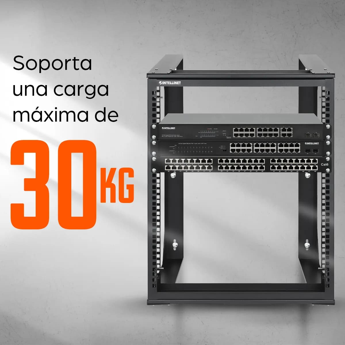 Intellinet 716192 accesorio para rack Panel en blanco 9