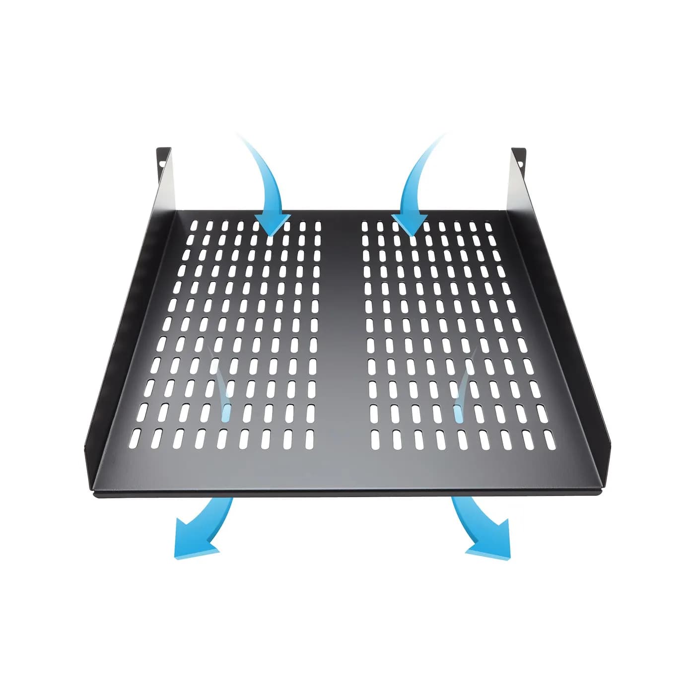StarTech.com Charola ventilada de profundidad fija de 2U y 22 pulgadas 3