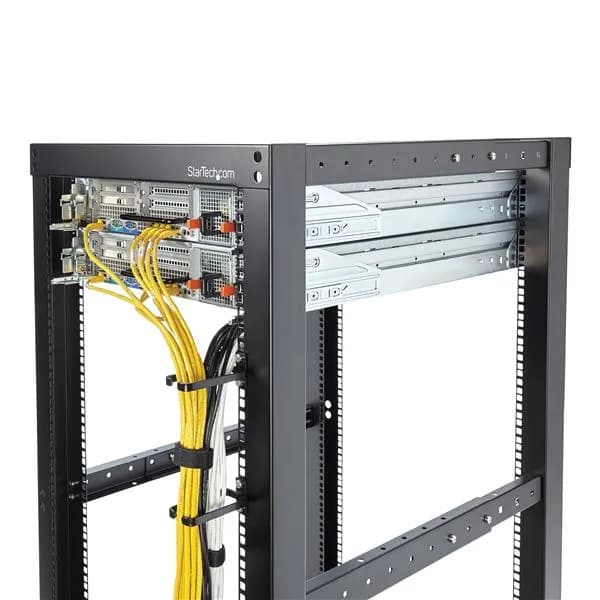 StarTech.com Anilla Pasacables en D Vertical 1U para Gestión de Cablea 4