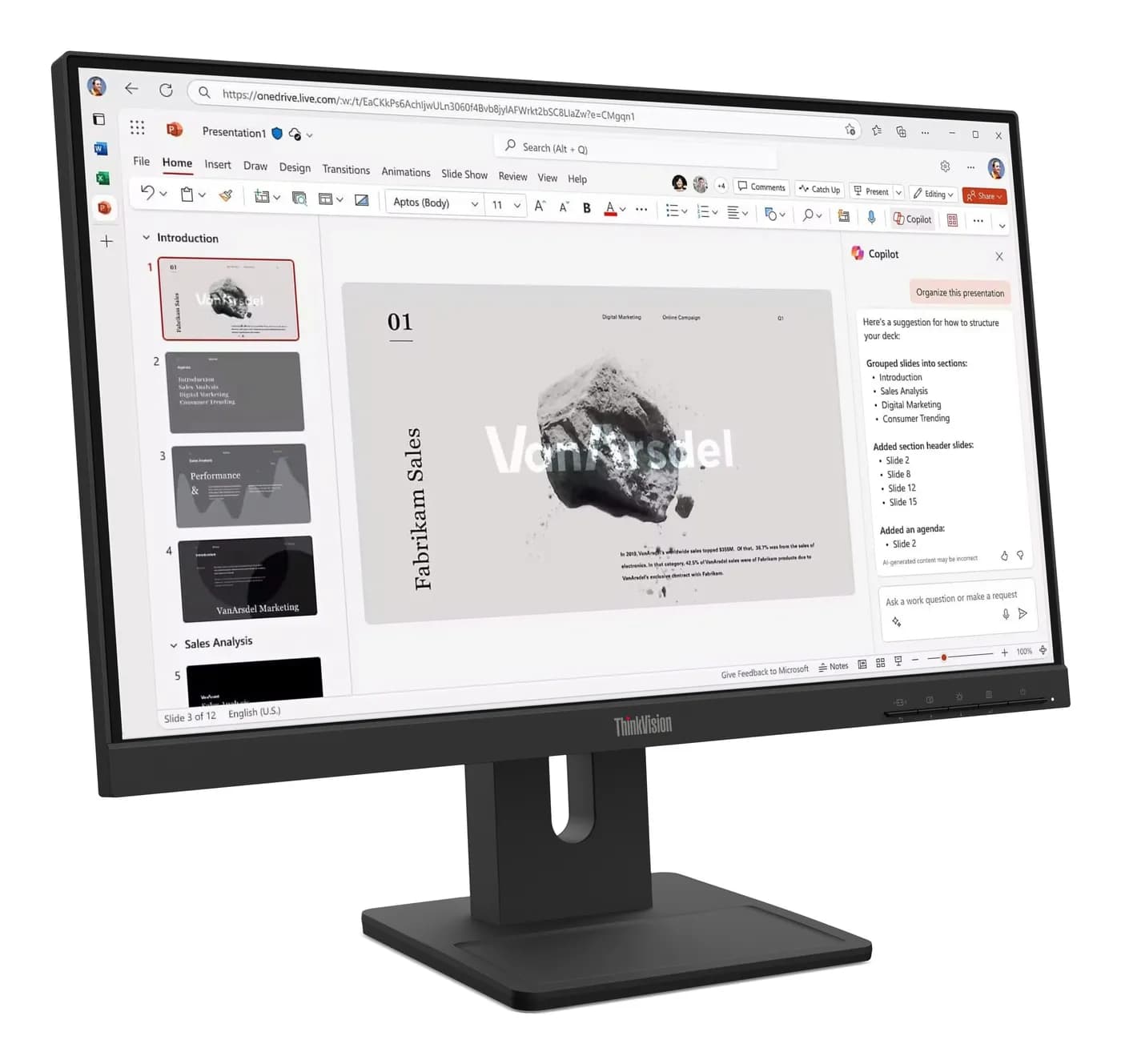 Lenovo ThinkVision E22-40 monitor de computadora 54.6 cm (21.5") 1920  2