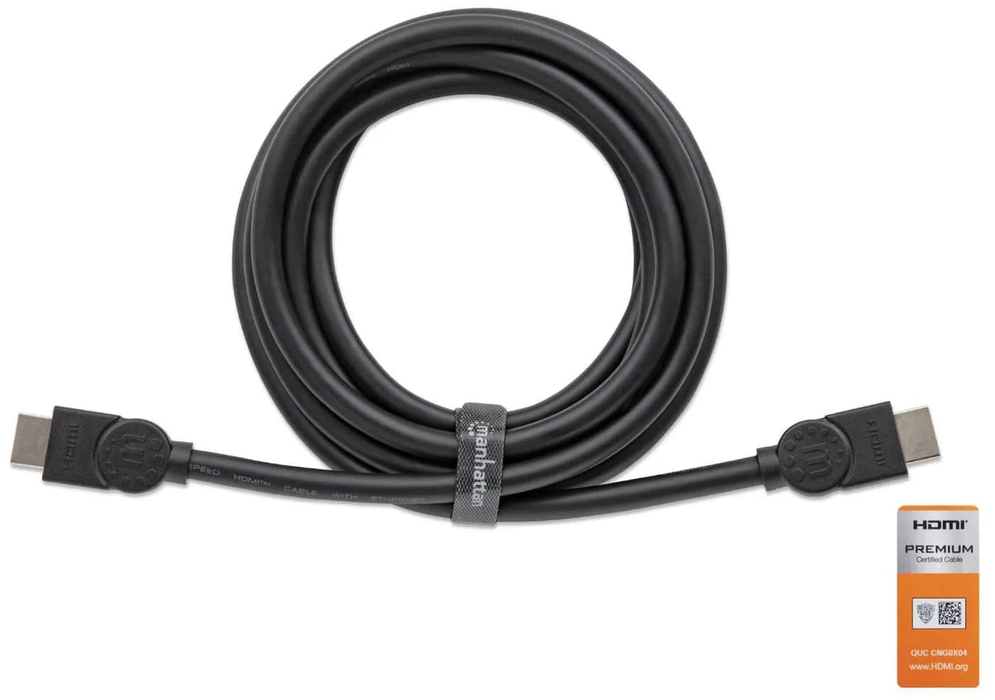 Manhattan Cable HDMI de Alta Velocidad con Canal Ethernet, Versión Pre 3