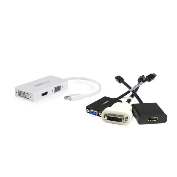 StarTech.com Adaptador Mini DisplayPort a VGA DVI o HDMI - Convertidor 4