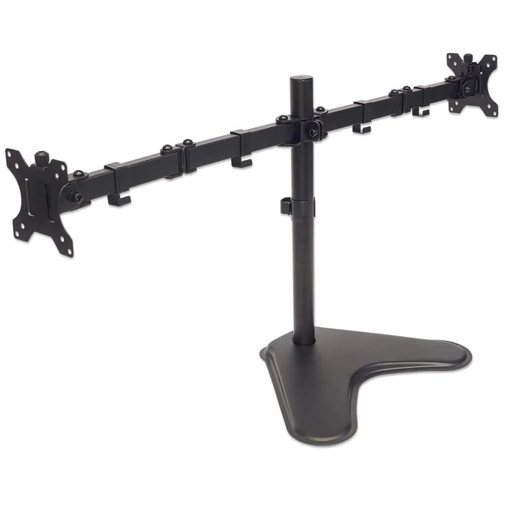 Manhattan Soporte para dos monitores, movimiento con brazos de doble a 2