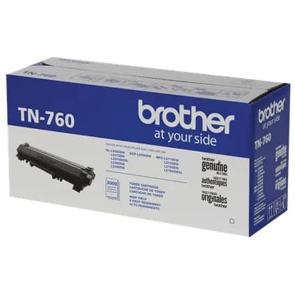 TONER NEGRO  BROTHER TN760 PARA DCPL2551DW RENDIMIENTO 3,000 PAG APROX 4