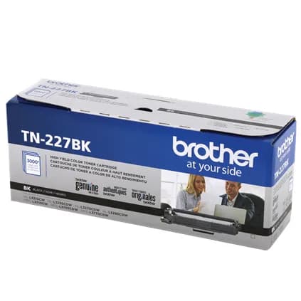 Brother TN-227BK cartucho de tóner 1 pieza(s) Original Negro 6