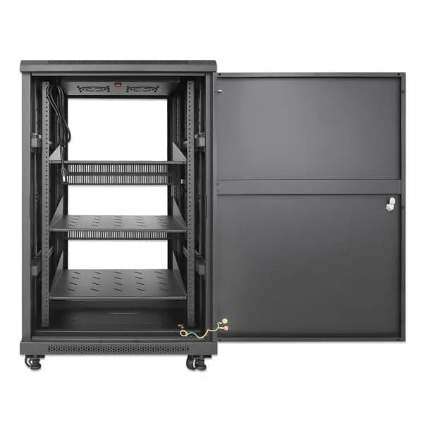 Intellinet Gabinete 19" Pro Line con extractores de aire, 18U, Frente  7