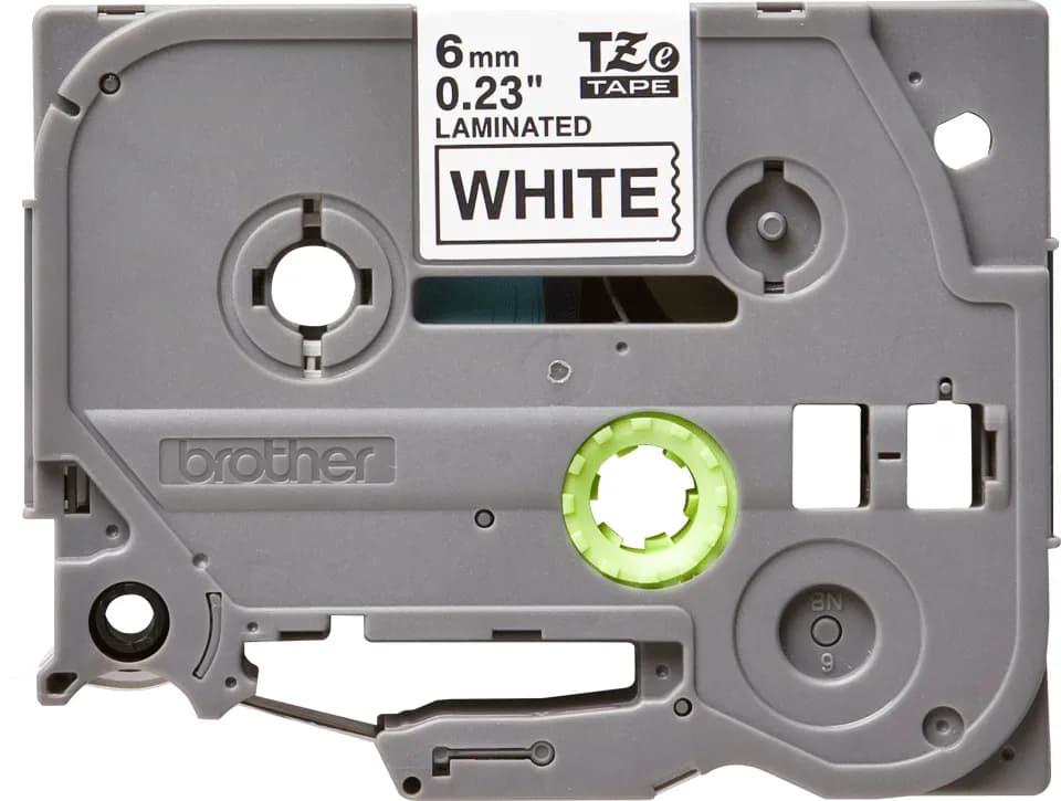 Brother TZe-211 cinta para impresora de etiquetas Negro sobre blanco 2