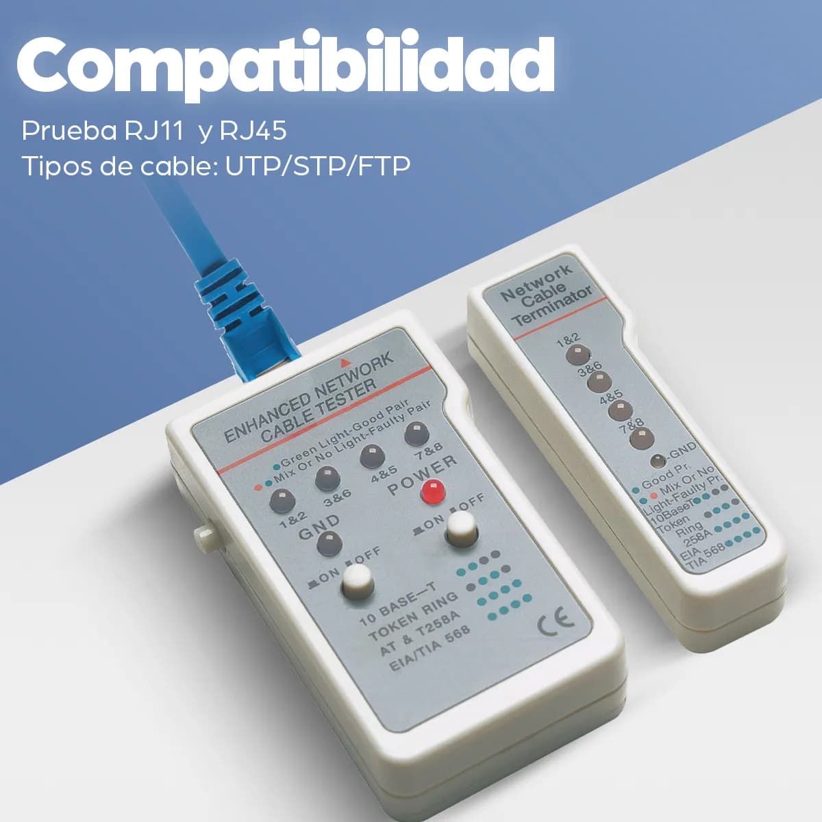 Intellinet Probador de Cables Multifuncional 7