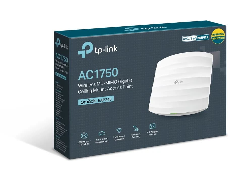 TP-Link Omada EAP245 1750 Mbit/s Blanco Energía sobre Ethernet (PoE) 5