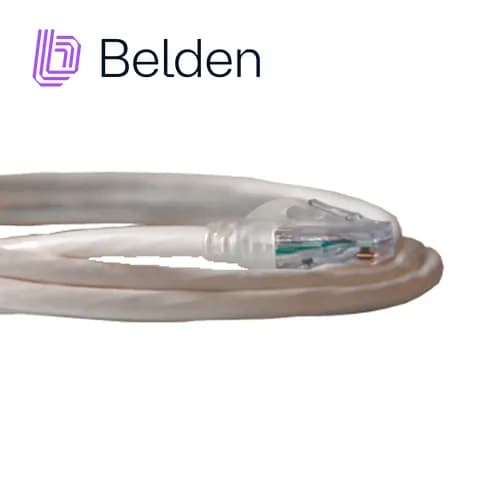 PATCHCORD UTP CAT5E BELDEN C501109004 FORRO PVC BLANCO CMR-RISER 4 PAR 2