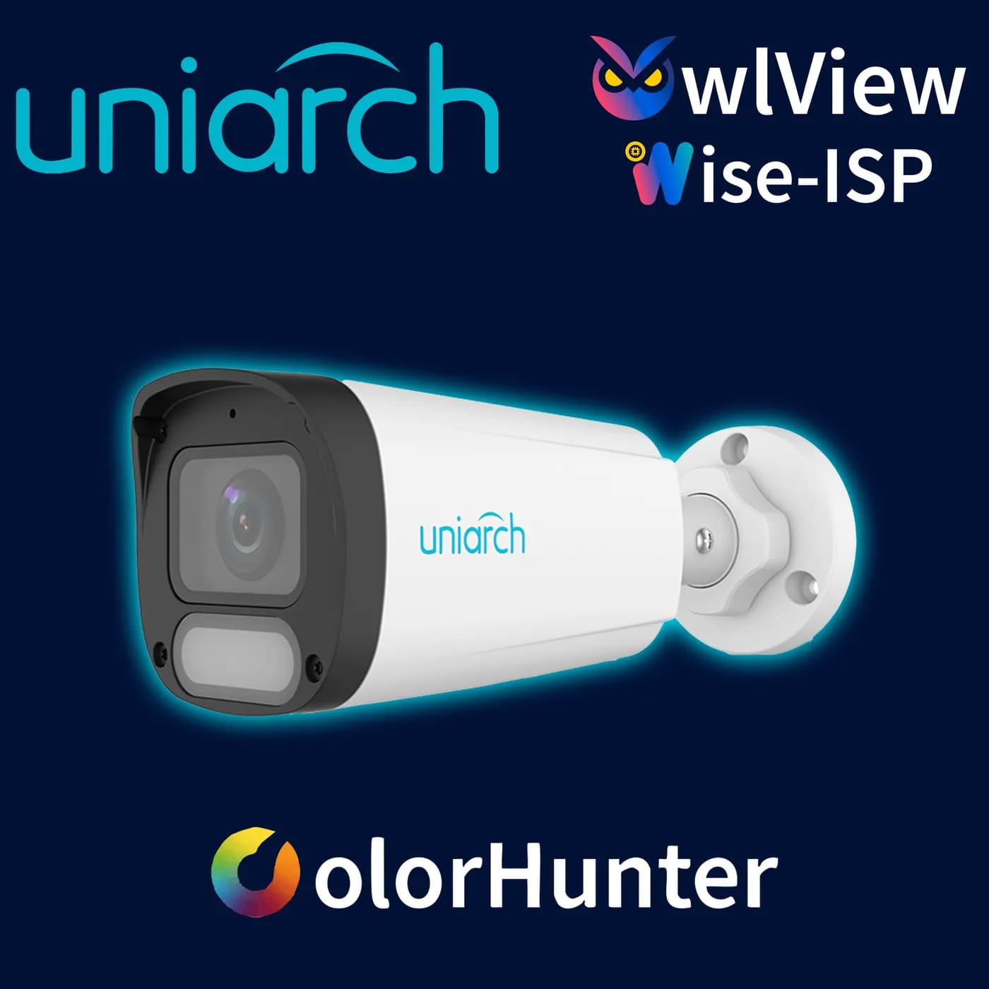 CAMARA IP BULLET OWLVIEW UNIARCH IPC-B244-ADF28K-WP / 4MP / LENTE 2.8M 6