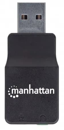 Manhattan Adaptador de Sonido Estéreo USB de Alta Velocidad 4