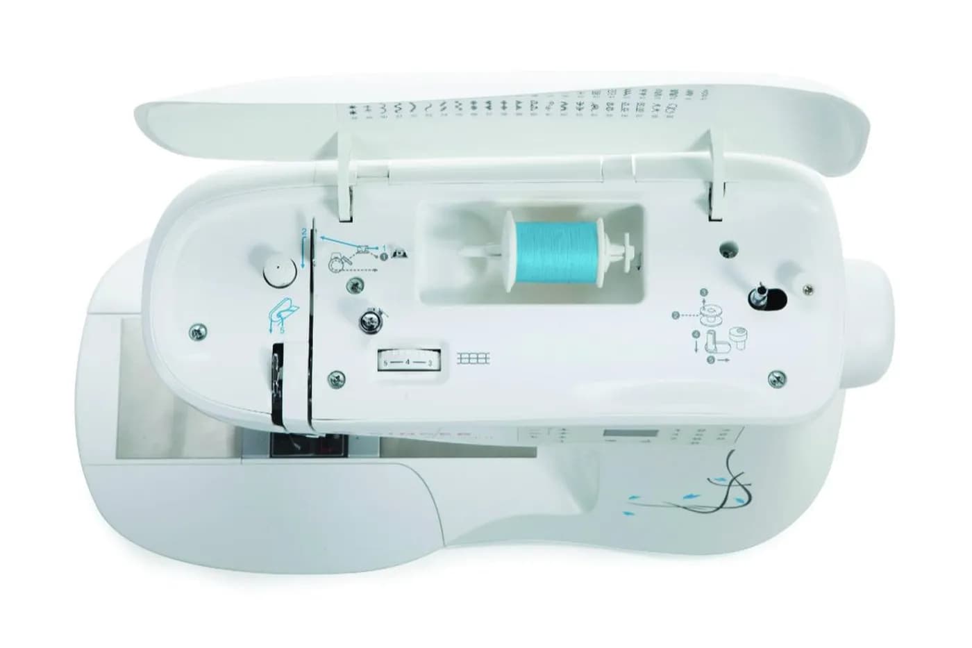 SINGER MAQUINA DE COSER C240 FEATHERWEIGHT, 70 PUNTADAS, ELECTRÓNICA,2 2