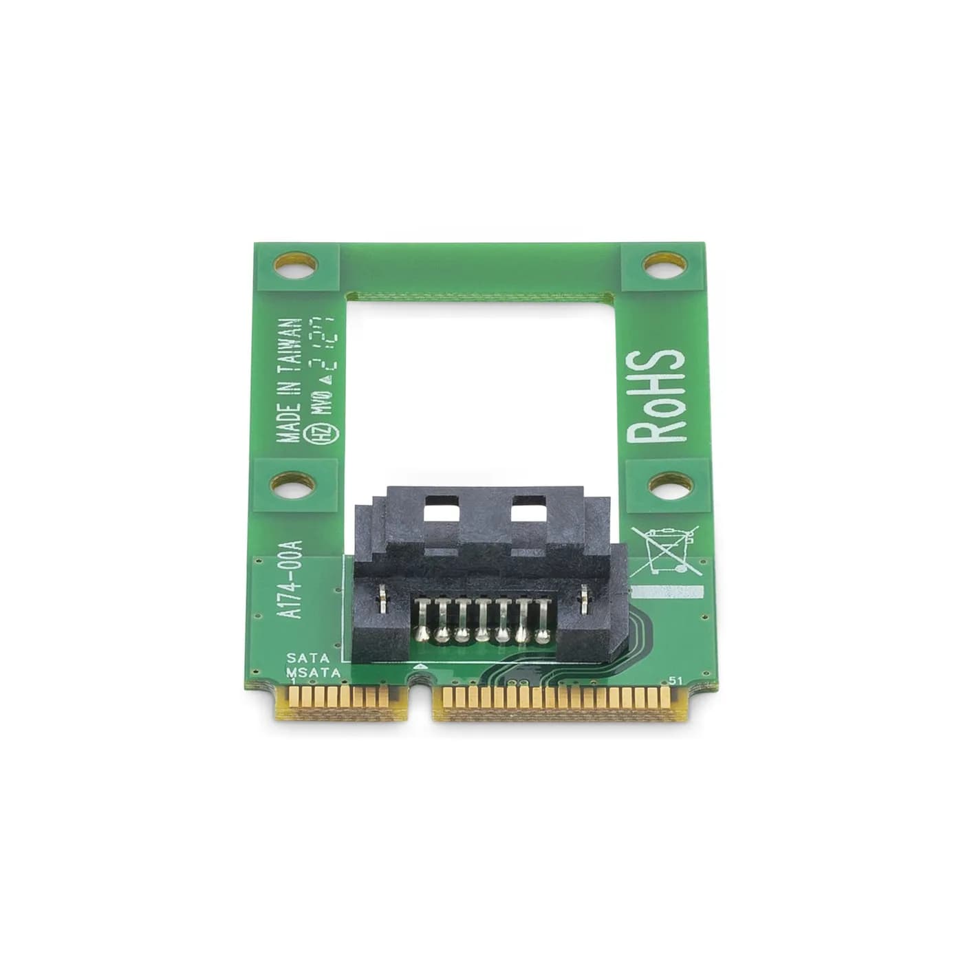 StarTech.com Adaptador mSATA a SATA para Disco Duro o SSD - Tarjeta Co 3