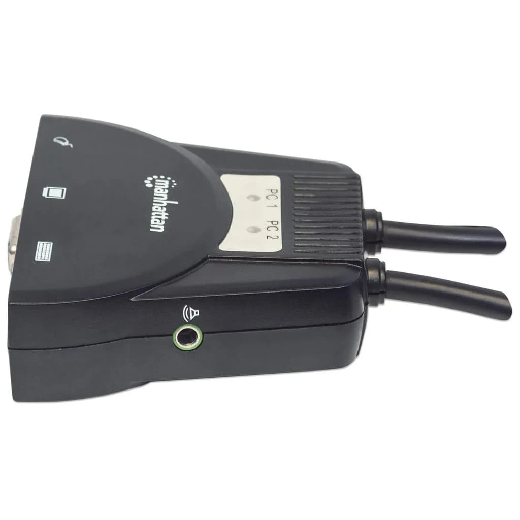 Manhattan Mini Switch KVM de 2 puertos 4