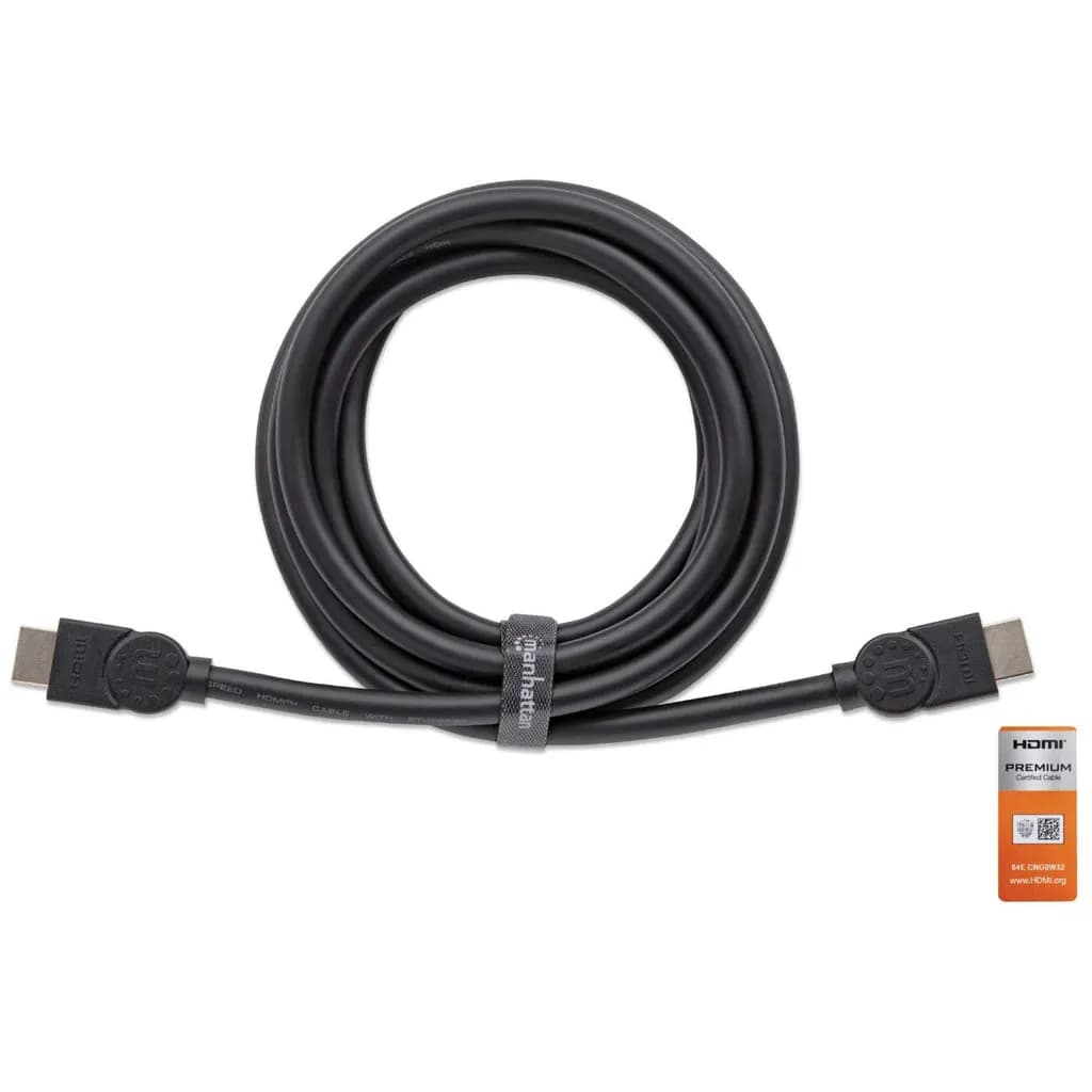 Manhattan Cable HDMI de Alta Velocidad con Canal Ethernet, Versión Pre 4