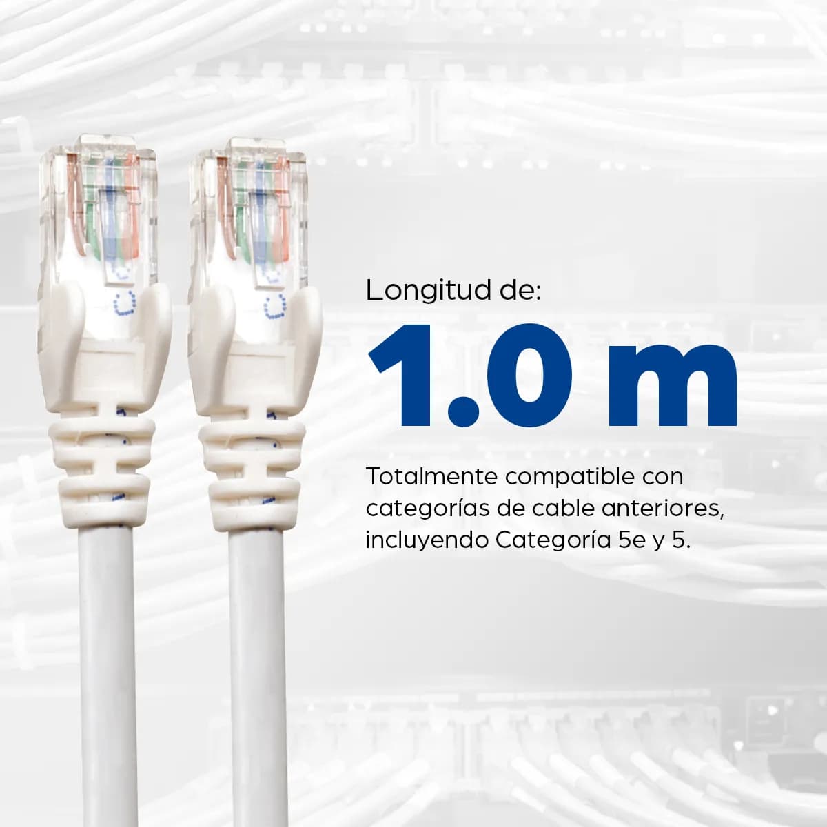 Intellinet Cable de red, Cat6, UTP 9
