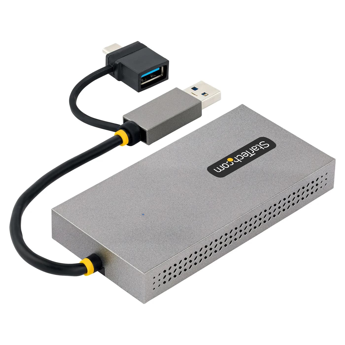StarTech.com Adaptador de USB a HDMI Doble, USB A/C a 2 Pantallas HDMI 2