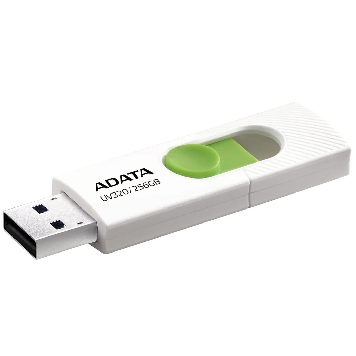 MEMORIA USB ADATA AUV320-256G-RWHGN 256GB USB 3.2 COLOR BLANCO/VERDE 2