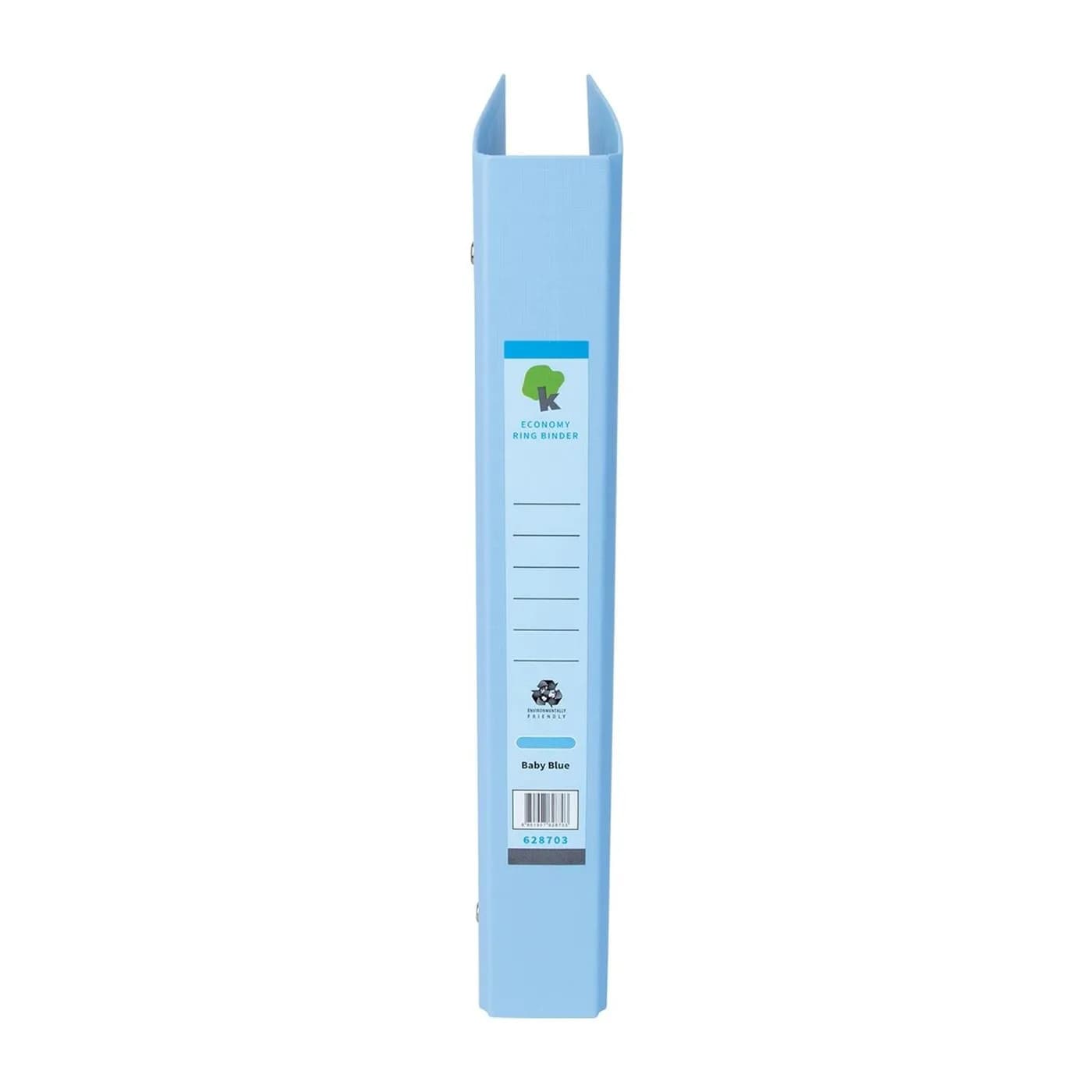 TECHMAKRO CARPETA 1 IN PARA ARCHIVO DE CARTON FORRADO DE PVC, AZUL paí 2