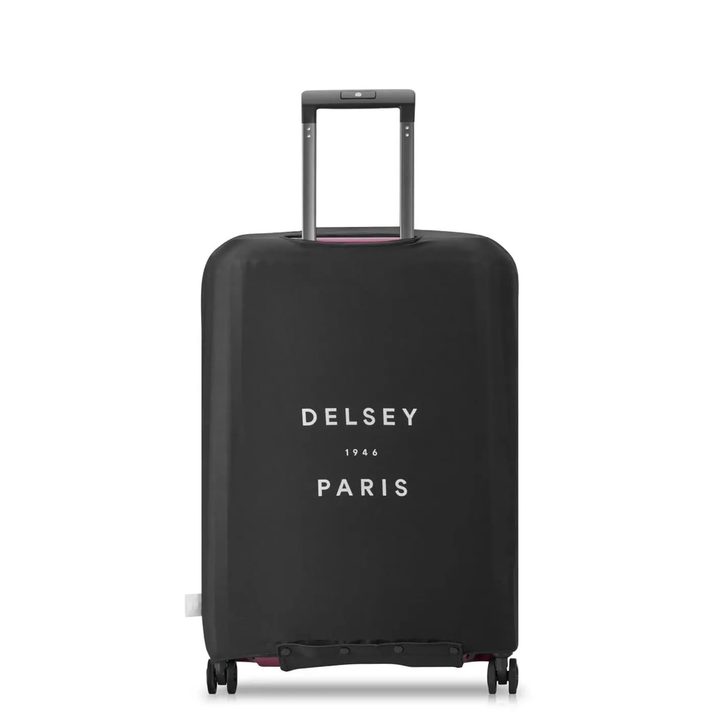 DELSEY FUNDA MEDIANA PARA MALETA DE VIAJE NEGRA 2