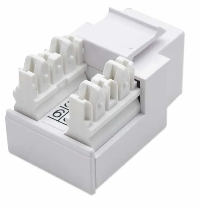 Intellinet JACK RJ11 RJ12 KEYSTONE DE IMPACTO BLANCO 4