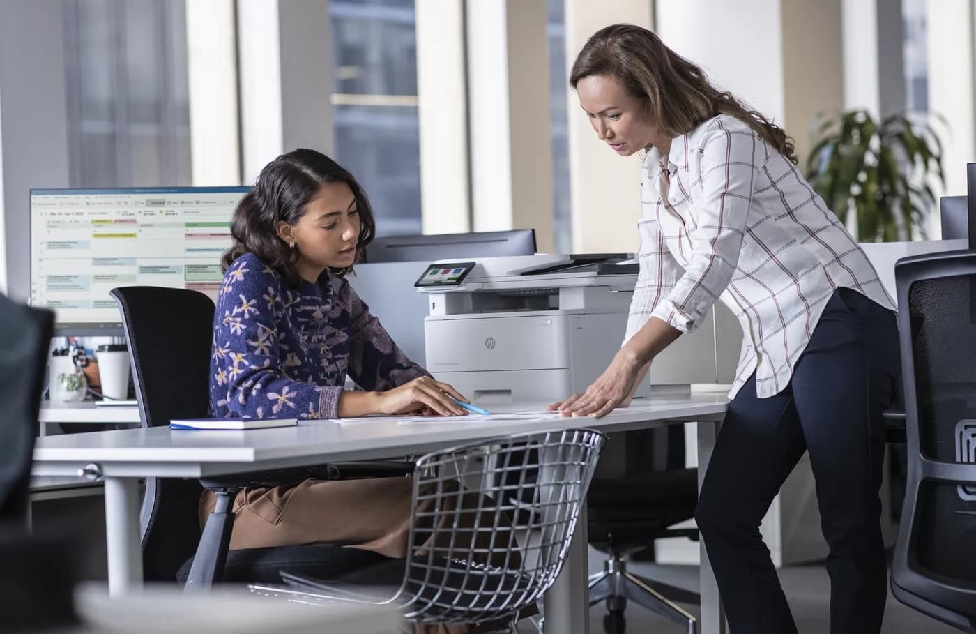 HP LaserJet Enterprise M430f Multifunction Blanco y negro Impresora, E 5