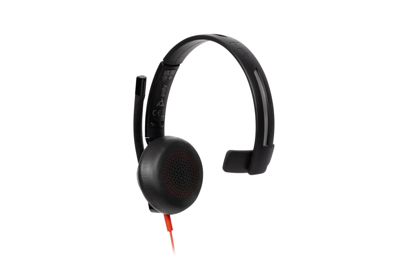 HP Poly Auriculares monoaurales USB-C Poly Blackwire 5210 + conector d 8