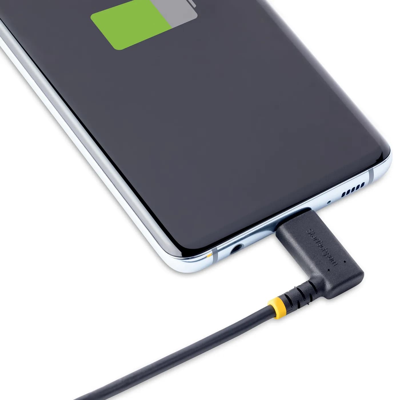StarTech.com Cable 2m USB C Acodado - en Ángulo Recto - PD 60W - 3A -  8