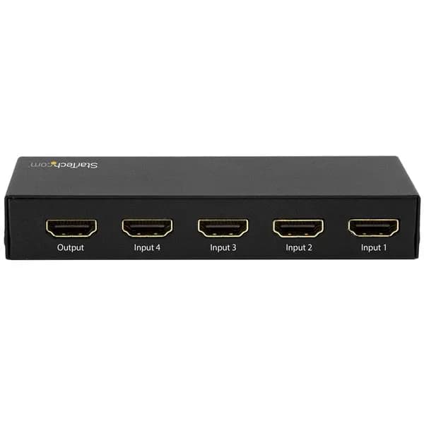 StarTech.com VS421HD20 conmutador de vídeo HDMI 4
