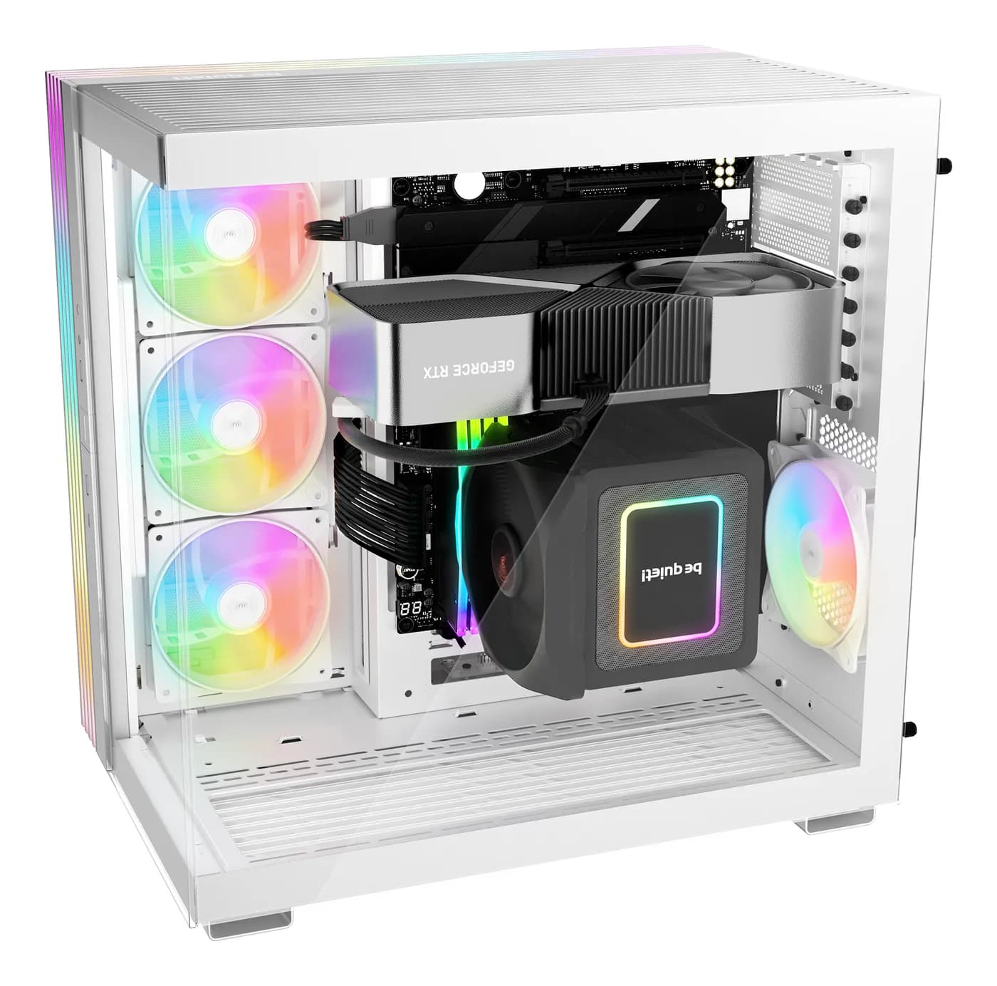 be quiet! LIGHT BASE 600 LX White Midi Tower Blanco 4
