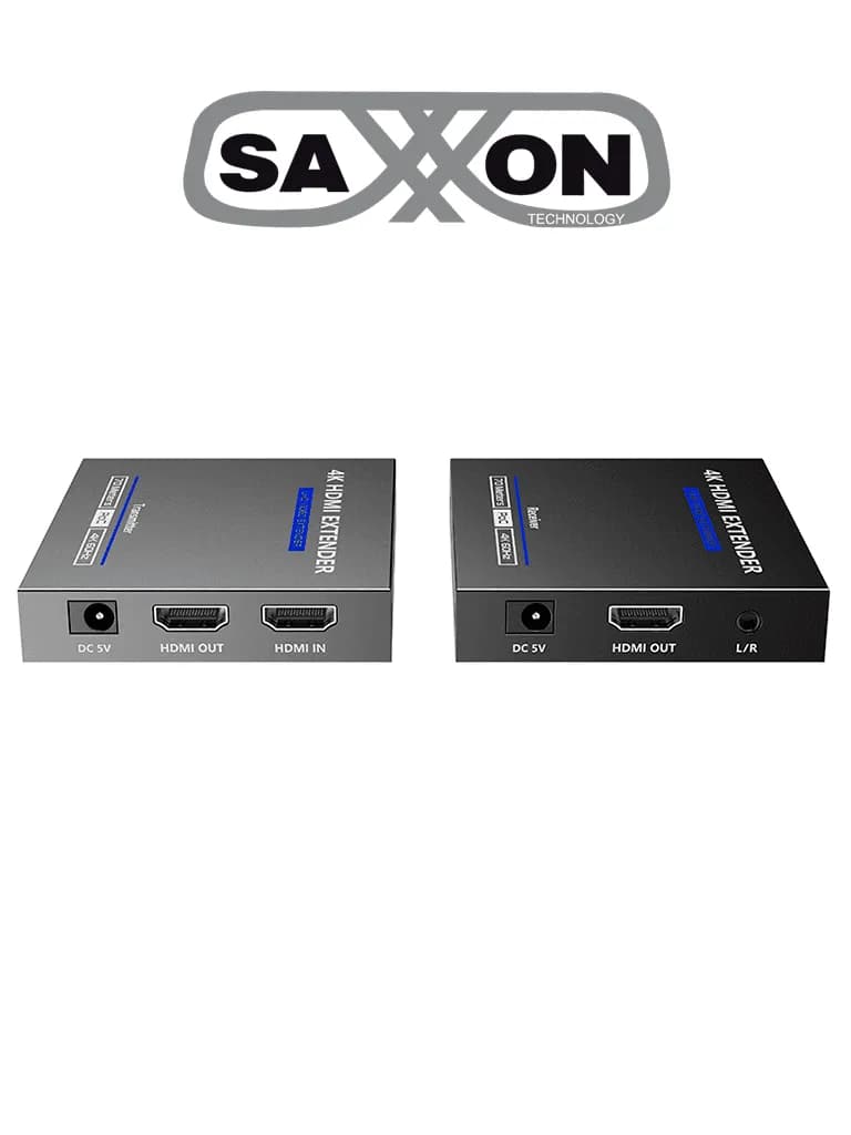 SAXXON LKV565P- Kit extensor HDMI de 2 Puertos/ Hasta 70 metros Con Ca 2