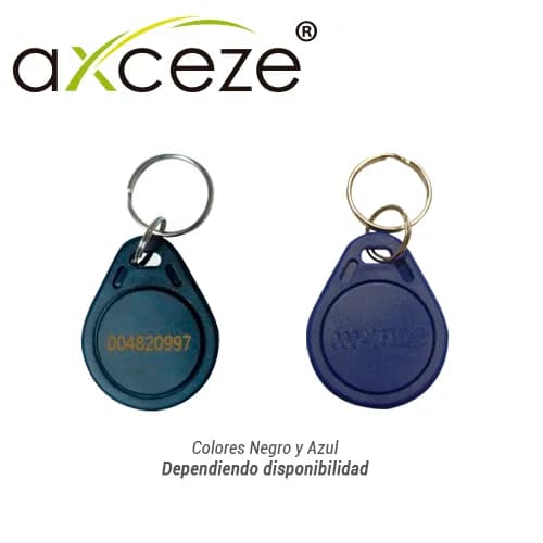 LLAVERO DE PROXIMIDAD AX-TAG100 MARCA AXCEZE FRECUENCIA DE 125KHZ ENCA 2