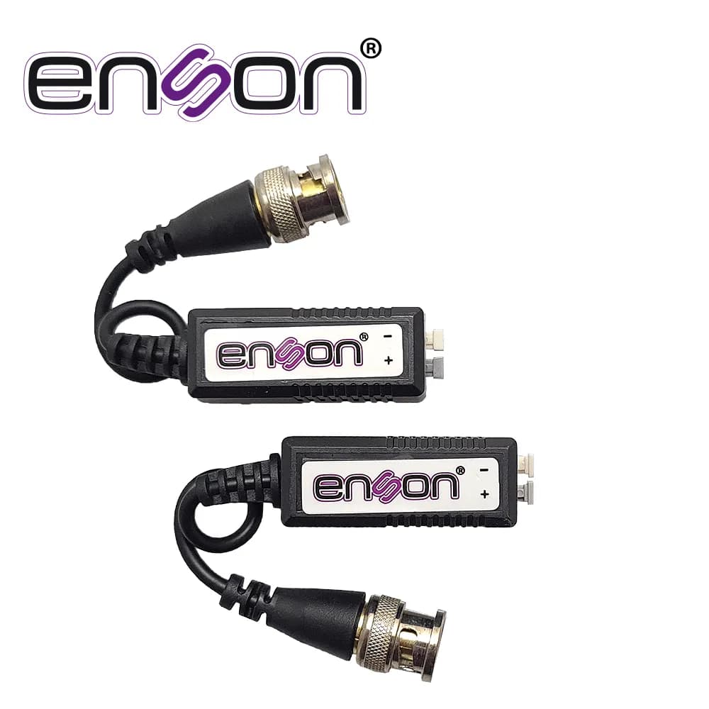 TRANSCEPTORES HD 2MP ENSON ENS-VT100 AHD/TVI/CVI PUSH-IN CON CONECTOR, 2